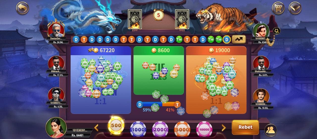 Dragon and Tiger gameplay preview