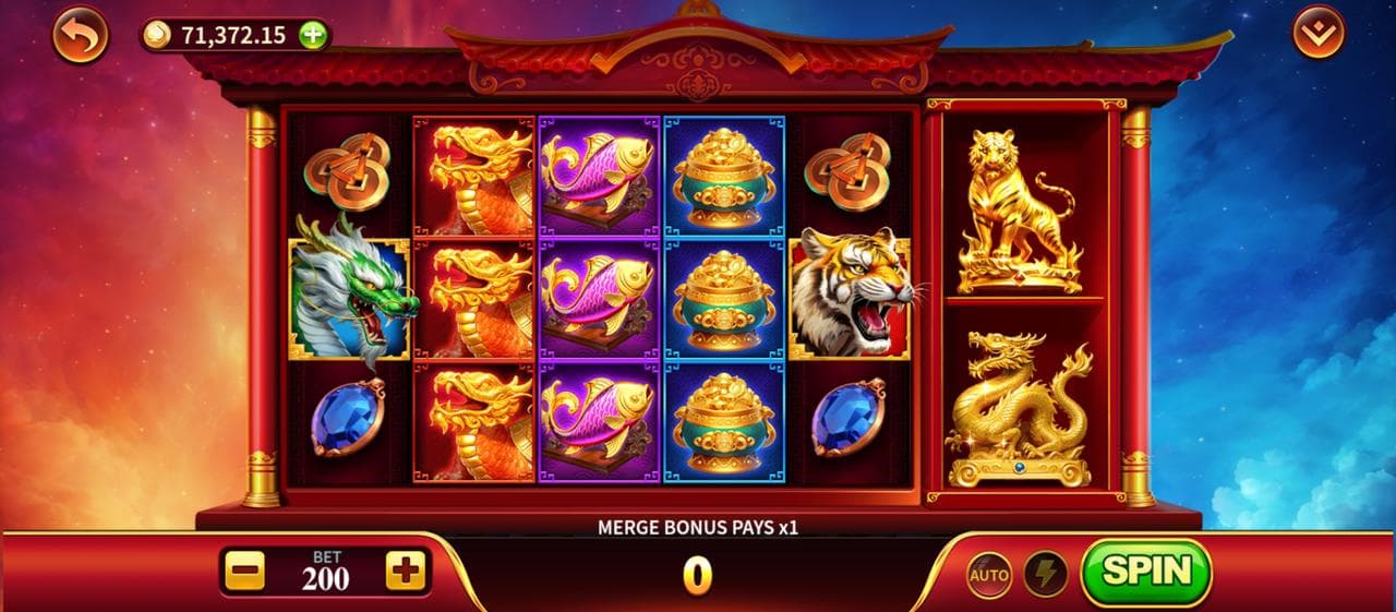 Dragon Tiger Slots gameplay preview